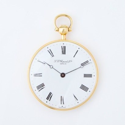 L.U.Chopard & Cie Geneve, 18ct Yellow Gold 42mm Manual Wind Pocket Watch