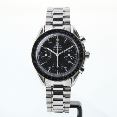 Stainless Steel, Omega Speedmaster Automatic "reduced" Chronograph Wristwatch