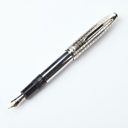 Montblanc Meisterstuck Solitaire Stainless Steel II 146 Fountain Pen