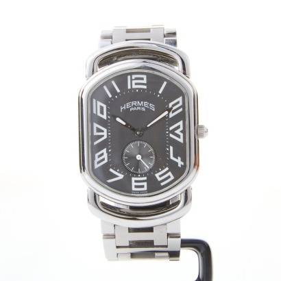 Stainless Steel, Hermès Rallye Quartz Wristwatch