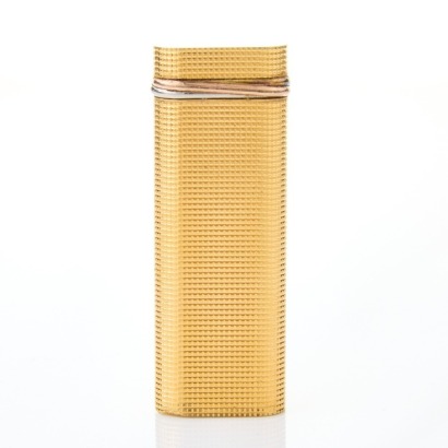 Cartier, Trinity 18ct Gold Plated Flip-top Lighter