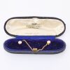 15ct Yellow Gold, Pair of Antique Opal Shirt Buttons with Box - 2