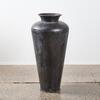 A Large Blackened Brass Urn