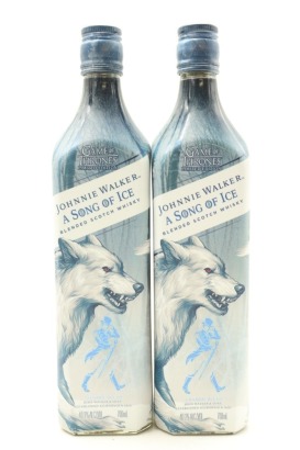 (2) Johnnie Walker Game of Thrones Limited Edition 'A Song of Ice' Blended Scotch Whisky, 40.2% ABV