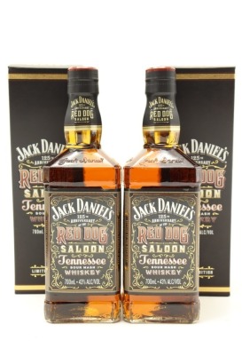 (2) Jack Daniel's Red Dog Saloon Sour Mash Tennessee Whiskey, 43% ABV (GB)