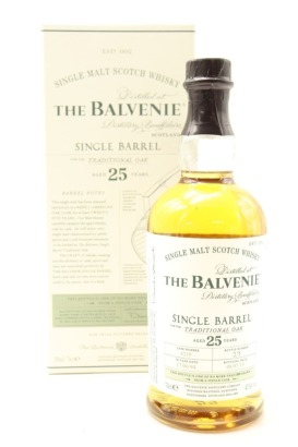 (1) The Balvenie 1994 Single Barrel Traditional Oak 25 Year Old Malt Scotch Whisky, 47.8% ABV (GB)