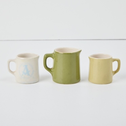 A Trio of Crown Lynn Miniature Pourers