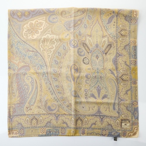 Etro Multicoloured Paisley 70% Wool / 30% Silk Shawl