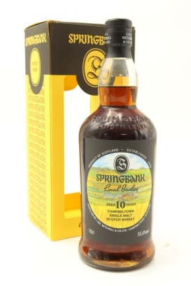 (1) Springbank Local Barley 2020 Release 10 Year Old Single Malt Scotch Whisky, 55.6% ABV (GB)