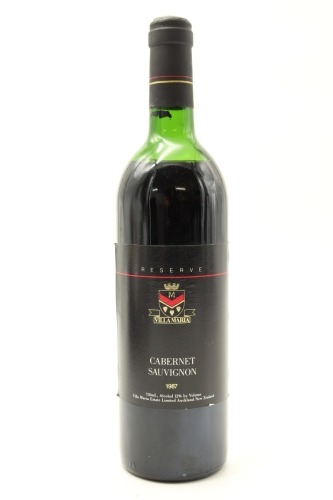 (1) 1987 Villa Maria Reserve Cabernet Sauvignon, Hawke's Bay (US)