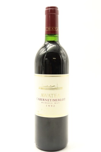 (1) 1992 Te Mata Estate Awatea Cabernets Merlot, Hawke's Bay