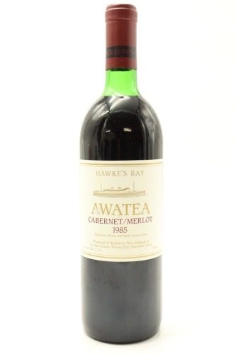 (1) 1985 Te Mata Estate Awatea Cabernets Merlot, Hawke's Bay