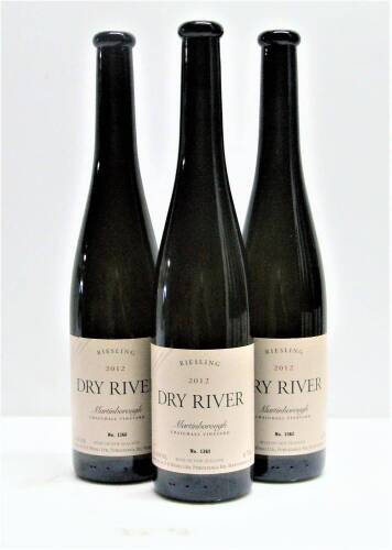 (3) 2012&nbsp;Dry River Late Harvest Riesling, Martinborough