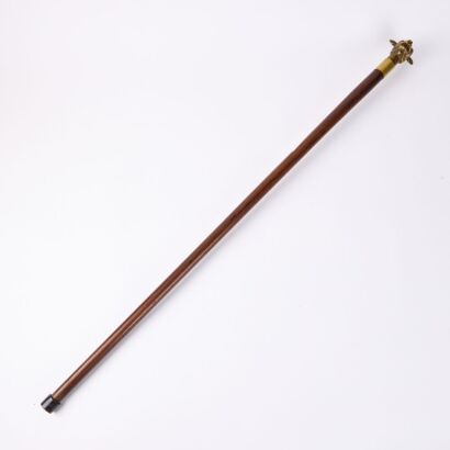 A Goat Head Walking Stick