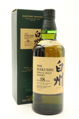 (1) The Hakushu 18 Year Old Single Malt Japanese Whisky, 43% ABV (GB)