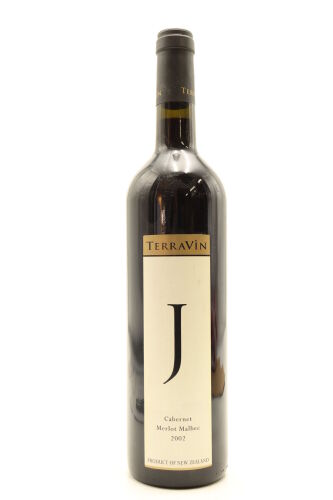 (1) 2002 TerraVin J Cabernet - Merlot - Malbec, Marlborough