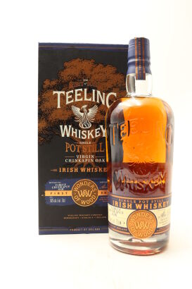 (1) Teeling Wonders of Wood Series Virgin Chinkapin Oak, Single Pot Still Irish Whiskey, 40% ABV (GB)