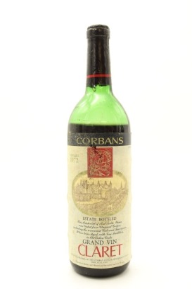(1) 1972 Corbans Grand Vin Claret, Henderson Valley (LS)