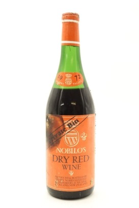 (1) 1972 Nobilo Dry Red Wine, Auckland (MS)