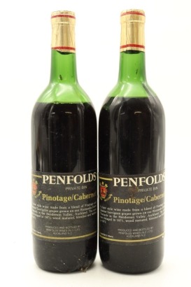 (2) 1971 Penfolds Private Bin Pinotage - Cabernet, Auckland (MS)