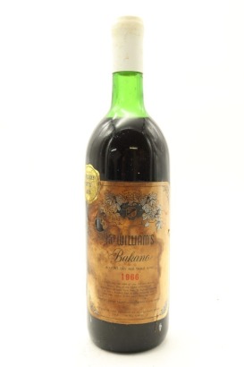 (1) 1966 McWilliam's 'Bakano' Dry Red Table Wine, Hawke's Bay (TS)