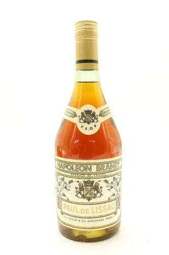 1) Paul De Lissac Napoleon Brandy circa. 1970s, France