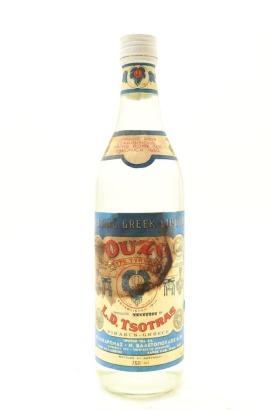 (1) L.D. Tsotras Ouzo circa 1980s, Greece