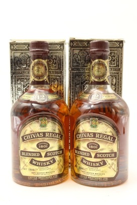 (2) Chivas Regal 12 Year Old Blended Scotch Whisky, 43% ABV, 750ml (GB)