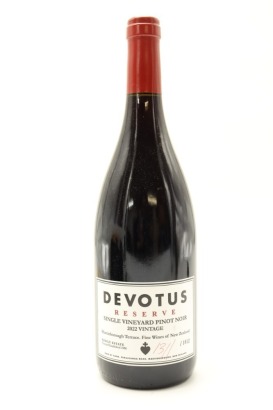 (1) 2022 Devotus Reserve Single Vineyard Pinot Noir, Martinborough