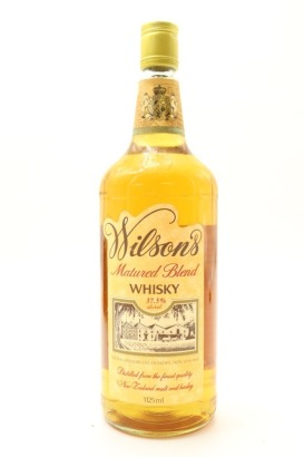 (1) Wilson's Matured Blend Blended New Zealand Whisky, 37.5% ABV, 1125ml