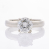 A Classic, Platinum, 1.37ct Diamond Solitaire Ring