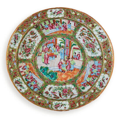 A 19th Century Chinese Canton Famile Rose Bowl