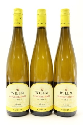 (3) 2015 Willm Gewurztraminer Reserve, Alsace