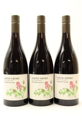 (3) 2020 Pyramid Valley Vineyards 'Earth Smoke' Pinot Noir, Canterbury [JR17]