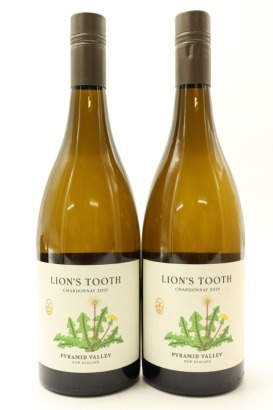 (2) 2019 Pyramid Valley Vineyards 'Lion's Tooth' Chardonnay, Canterbury [JR17] [WE96]