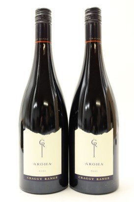 (2) 2021 Craggy Range Aroha Pinot Noir, Martinborough [RP95] [WE94]