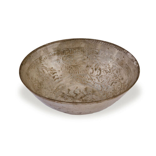 A Chinese Song Dynasty Qingbai Bowl engraved phoenix pattern