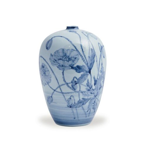 An Oriental Blue and White Vase