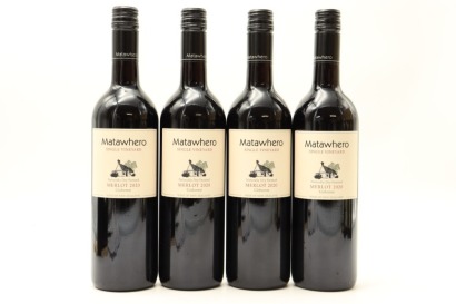 (4) 2020 Matawhero Single Vineyard Merlot, Gisborne