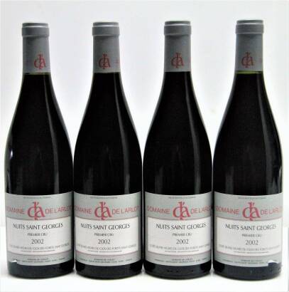 (4) 2002&nbsp;Domaine de l'Arlot Nuits St Georges Clos des Forets St Georges 1er Cru