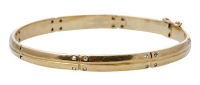 18ct Diamond Bangle