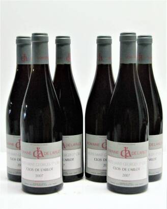 (6) 2007&nbsp;Domaine de l'Arlot Clos de l'Arlot Nuits St Georges, Cotes de Nuits&nbsp;
