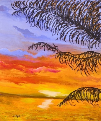 AFTER DAVID NAJAR Serene Sunset