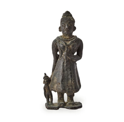 An 18th Century Thai Bronze Statue