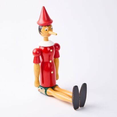 A Vintage Large Italian Pinocchio Mastro Geppetto