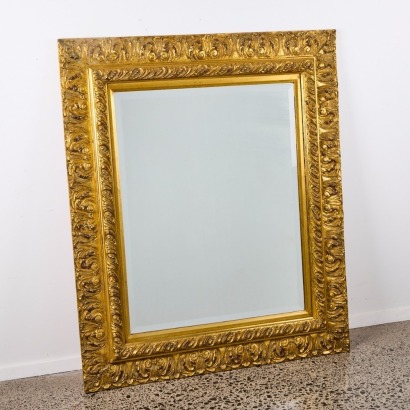 A Large Gilt Wall Mirror