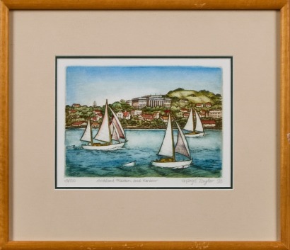 MARGE TAYLOR Auckland Museum and Harbor