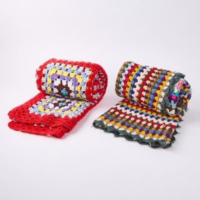 Two Crochet Throws