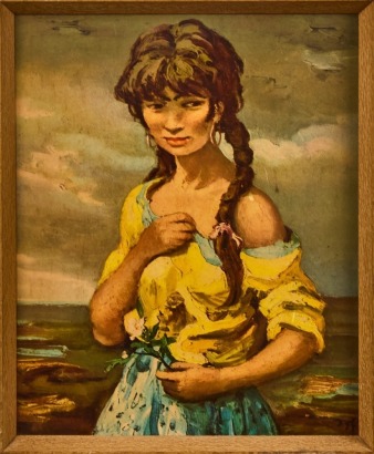 A Print of a Young Girl