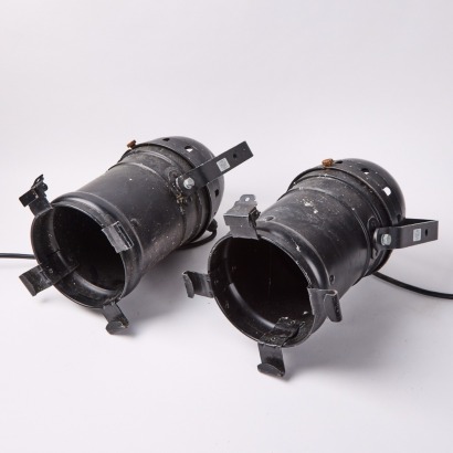 A Pair Of Theatre Stage Lamps